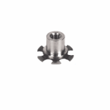 MSP19, MSP20 - Cylindrical Master-Plate® glueable insert  - 316L stainless steel. Simplified view