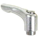 CLASS - Indexing handle - Full stainless steel - With threaded insert or threaded shaft. simplified view