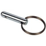 AFA - Fastening pin with ring - Steel