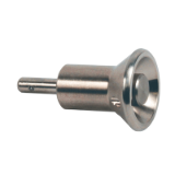 BABPSS - Stainless steel ball pin - recessed button