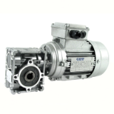 CHM30-MOT - Asynchronous AC motor gearbox assembly 0.09 to 0.22kW - Torque up to 22 Nm - Simplified view