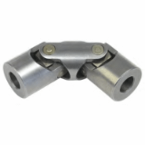 HDss - Double needle roller universal joint stainless steel - Industrial range DIN808-7551. Simplified representation