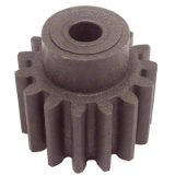 CLG 1 - Moulded plastic spur gear - Nylon 6 - Module 1.0