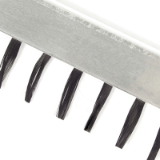 ABL-2 - Antistatic brush - With carbon fibre bristles. Simplified drawing