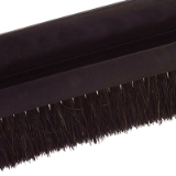 FBL-5 - Brush strip - Horsehair fibres Ø0.2 - Seal up to 125°C. Simplified drawing