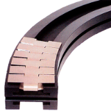 GCB880T - Curved track for plate chain - 880 TAB and 881 TAB ranges- Simplified view