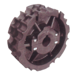 PR820 - Idler sprocket for plate chain - 820+ 815 ranges - Simplified view