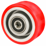 RUR - Wheel, Material Polyurethane - Light industrial wheel for loads up to 350kg. Simplified view