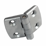 CHA60 - Hinge for aluminum profile - 3 choice of materials