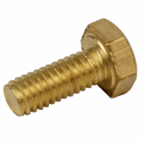 VTHbr - Hexagonal headed screw VTH - DIN 933 - Brass