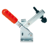 SLV - Vertical toggle clamp - Secures by pressure - In steel or stainless steel - Simplified view