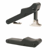 GEC - Rubber latch clamp with strike plate