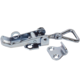 SVG26 - Adjustable latch clamp with catch-plate - Span adjustable from 82mm to 92mm. Simplified view