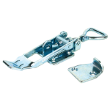 SVG50 - Adjustable latch clamp with catch-plate - Span adjustable from 174mm to 190mm.  Simplified view