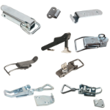 Steel and stainless steel latches