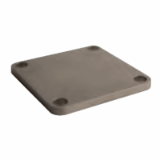 VDSQCB - Sliding clamp adjustment system - Base plate for square profile