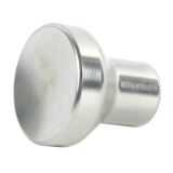 BCHss - Mushroom headed button - Stainless steel - Push-Pull function - Simplified view