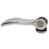 LACMss - Stainless steel cam lever with threaded hole - Simplified drawing
