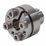RT25ss - Stainless steel self-centering flanged locking assembly  - Simplified view