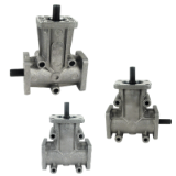 Moulded casing L or T shaft right angle drive gearboxes