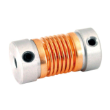 MFB - Bellows coupling set screw - Torque: 0.3 to 2Nm