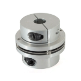 MHSc - Single-disc flexible coupling clamp fixing - Torque: 2.8 to 38Nm