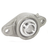 UCFL / SS - Flange unit - Stainless steel - Base with 2 mounting points