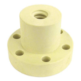 WFRM - Flanged nut - Polymer - 1 right-hand thread