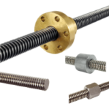 Trapezoidal leadscrews and nuts