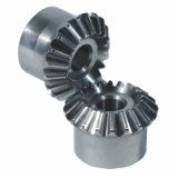 SSB - 1:1 stainless steel - Stainless steel bevel gear - Ratio 1:1 - Simplified view