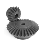 MTB 1.5 - 3 - Moulded plastic bevel gear - Nylon 6 - Ratio 3:1 - Module 1.5 to 3.0