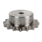 PCS 50 / SS - DIN 08B-1 chain sprocket - Stainless steel - 1/2" Pitch - Roller diameter 8.51mm