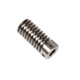 W/WH/ZW 0.4 - Worm with bore - Steel or machined plastic - Module 0.4 - Pitch 1.257mm
