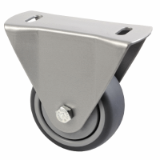 TPEF - Swivel caster for aluminum profile - Load up to 120 kg