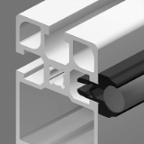 PRF-PSA - Shaft support - Clip in - For aluminium profile